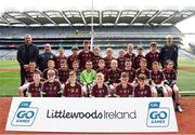 22 September 2018; Shrule Glencorrib, Co Mayo, during the Littlewoods Ireland Connacht Provincial Days Go Games in Croke Park. This year over 6,000 boys and girls aged between six and eleven represented their clubs in a series of mini blitzes and – just like their heroes – got to play in Croke Park. For exclusive content and behind the scenes action follow Littlewoods Ireland on Facebook, Instagram, Twitter and https://blog.littlewoodsireland.ie/ Photo by Eóin Noonan/Sportsfile