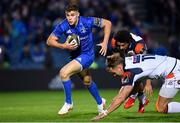 22 September 2018; Garry Ringrose of Leinster in action against Duhan van der Merwe of Edinburgh during the Guinness PRO14 Round 4 match between Leinster and Edinburgh at the RDS Arena in Dublin. Photo by Ramsey Cardy/Sportsfile