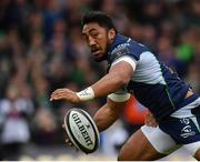 22 September 2018; Bundee Aki of Connacht during the Guinness PRO14 Round 4 match between Connacht and Scarlets at the Sportsground in Galway. Photo by Seb Daly/Sportsfile