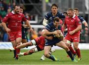 22 September 2018; Jack Carty of Connacht is tackled by Blade Thomson of Scarlets during the Guinness PRO14 Round 4 match between Connacht and Scarlets at the Sportsground in Galway. Photo by Seb Daly/Sportsfile