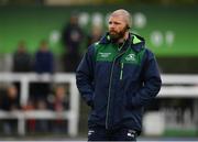 22 September 2018; Connacht defence coach Peter Wilkins during the Guinness PRO14 Round 4 match between Connacht and Scarlets at the Sportsground in Galway. Photo by Seb Daly/Sportsfile