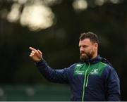 22 September 2018; Connacht backs coach Nigel Carolan during the Guinness PRO14 Round 4 match between Connacht and Scarlets at the Sportsground in Galway. Photo by Seb Daly/Sportsfile