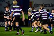 22 September 2018; Action from the Bank of Ireland Half-Time Minis match between Terenure RFC and Wexford Wanderers at half-time of the Guinness PRO14 Round 4 match between Leinster and Edinburgh at the RDS Arena in Dublin. Photo by David Fitzgerald/Sportsfile
