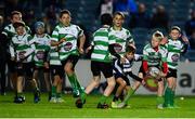 22 September 2018; Action from the Bank of Ireland Half-Time Minis match between Blackrock RFC and Naas RFC at half-time of the Guinness PRO14 Round 4 match between Leinster and Edinburgh at the RDS Arena in Dublin. Photo by David Fitzgerald/Sportsfile