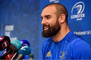 24 September 2018; Scott Fardy during a Leinster Rugby Press Conference at Leinster Rugby Headquarters in Dublin. Photo by Sam Barnes/Sportsfile