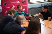 24 September 2018; Forwards coach Jerry Flannery speaking to reporters during a Munster Rugby press conference at the University of Limerick in Limerick. Photo by Diarmuid Greene/Sportsfile