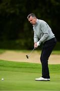 24 September 2018; Former Republic of Ireland player David O'Leary putts on the 10th green during the Goodbody Jackie's Army Squad Reunion at The K Club, Straffan, in Co. Kildare. Photo by Matt Browne/Sportsfile