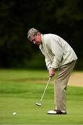 24 September 2018; Former Republic of Ireland player Gerry Daly putts on the 10th green during the Goodbody Jackie's Army Squad Reunion at The K Club, Straffan, in Co. Kildare. Photo by Matt Browne/Sportsfile