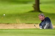 24 September 2018; Former Republic of Ireland player Andy Townsend plays from the bunker onto the 10th green during the Goodbody Jackie's Army Squad Reunion at The K Club, Straffan, in Co. Kildare. Photo by Matt Browne/Sportsfile