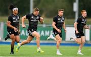 24 September 2018; Leinster players from left, Joe Tomane, Jordan Larmour, Garry Ringrose and  Ciarán Frawley during Leinster Rugby Squad Training at Energia Park in Dublin. Photo by Sam Barnes/Sportsfile