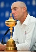 24 September 2018; USA captain Jim Furyk during a press conference ahead of the Ryder Cup 2018 Matches at Le Golf National in Paris, France. Photo by Ramsey Cardy/Sportsfile