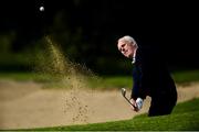 24 September 2018; Former Republic of Ireland manager Mick McCarthy plays from a bunker onto the 10th green during the Goodbody Jackie's Army Squad Reunion at The K Club, Straffan, in Co. Kildare. Photo by Matt Browne/Sportsfile