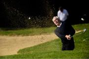 24 September 2018; Former Republic of Ireland manager Mick McCarthy plays from a bunker onto the 10th green during the Goodbody Jackie's Army Squad Reunion at The K Club, Straffan, in Co. Kildare. Photo by Matt Browne/Sportsfile