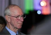 24 September 2018; Former Republic of Ireland manager Jack Charlton during the Goodbody Jackie's Army Squad Reunion at The K Club, Straffan, in Co. Kildare. Photo by Eóin Noonan/Sportsfile