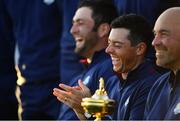 25 September 2018; Rory McIlroy of Europe during the Europe team photocall ahead of the Ryder Cup 2018 Matches at Le Golf National in Paris, France. Photo by Ramsey Cardy/Sportsfile
