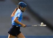 9 September 2018; Caragh Dawson of Dublin during the Liberty Insurance All-Ireland Premier Junior Camogie Championship Final match between Dublin and Kerry at Croke Park in Dublin. Photo by Piaras Ó Mídheach/Sportsfile