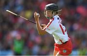 9 September 2018; Caitríona Collins of Cork during the Liberty Insurance All-Ireland Intermediate Camogie Championship Final match between Cork and Down at Croke Park in Dublin. Photo by Piaras Ó Mídheach/Sportsfile