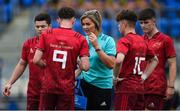 8 September 2018; Danielle Cunningham, age grade strength and conditioning coach, during the U19 Interprovincial Championship match between Leinster and Munster at Energia Park in Dublin. Photo by Piaras Ó Mídheach/Sportsfile
