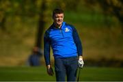 25 September 2018; Former Ireland and Leinster centre Brian O'Driscoll of Europe hits his second shot on the 1st hole during the Celebrity Matches prior to the Ryder Cup 2018 Matches at Le Golf National in Paris, France. Photo by Ramsey Cardy/Sportsfile
