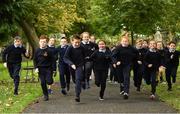 25 September 2018; Pupils of Scoil Muire Gan Smal take part in their Daily Mile during the The Daily Mile Media Day at Scoil Muire Gan Smal in Inchicore, Dublin. Photo by Seb Daly/Sportsfile