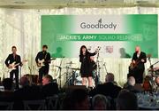 24 September 2018; Imelda May performing during the Goodbody Jackie's Army Squad Reunion at The K Club, Straffan, in Co. Kildare. Photo by Eóin Noonan/Sportsfile