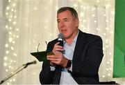 24 September 2018; Former Republic of Ireland player Packie Bonner during the Goodbody Jackie's Army Squad Reunion at The K Club, Straffan, in Co. Kildare. Photo by Eóin Noonan/Sportsfile