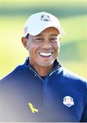 26 September 2018; Tiger Woods of USA during the USA team photocall ahead of the Ryder Cup 2018 Matches at Le Golf National in Paris, France. Photo by Ramsey Cardy/Sportsfile
