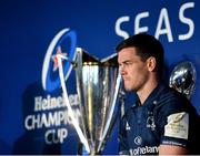 26 September 2018; Jonathan Sexton of Leinster during the 2018/19 Heineken Champions Cup and Challenge Cup launch at the Aviva Stadium in Dublin. Photo by Eóin Noonan/Sportsfile