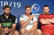 26 September 2018; Jordi Murphy of Ulster speaking during the 2018/19 Heineken Champions Cup and Challenge Cup launch at the Aviva Stadium in Dublin. Photo by Sam Barnes/Sportsfile