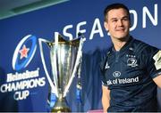 26 September 2018; Jonathan Sexton of Leinster during the 2018/19 Heineken Champions Cup and Challenge Cup launch at the Aviva Stadium in Dublin. Photo by Sam Barnes/Sportsfile