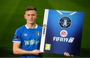 26 September 2018; Killian Brouder of Limerick at the launch of the FIFA 19 SSE Airtricity League Club Packs, in the Aviva Stadium, available from https://www.easports.com/uk/fifa/club-packs when the game launches this Friday 28th September! Featuring the individual club crest of all 10 Premier Division teams, €1 will be donated to the Liam Miller fund for every free sleeve download from Friday 28th September – Friday 5th October. Photo by Stephen McCarthy/Sportsfile