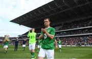 25 September 2018; Shaun Maloney of Republic of Ireland & Celtic Legends following the Liam Miller Memorial match between Manchester United Legends and Republic of Ireland & Celtic Legends at Páirc Uí Chaoimh in Cork. Photo by David Fitzgerald/Sportsfile