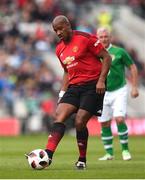 25 September 2018; Dion Dublin of Manchester United Legends during the Liam Miller Memorial match between Manchester United Legends and Republic of Ireland & Celtic Legends at Páirc Uí Chaoimh in Cork. Photo by David Fitzgerald/Sportsfile