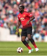 25 September 2018; Louis Saha of Manchester United Legends during the Liam Miller Memorial match between Manchester United Legends and Republic of Ireland & Celtic Legends at Páirc Uí Chaoimh in Cork. Photo by David Fitzgerald/Sportsfile