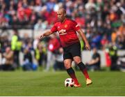 25 September 2018; Mikael Silvestre of Manchester United Legends during the Liam Miller Memorial match between Manchester United Legends and Republic of Ireland & Celtic Legends at Páirc Uí Chaoimh in Cork. Photo by David Fitzgerald/Sportsfile