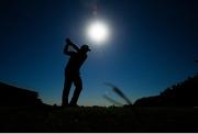 27 September 2018; Francesco Molinari of Europe takes his tee shot on the 13th during a practice round prior to the Ryder Cup 2018 Matches at Le Golf National in Paris, France. Photo by Ramsey Cardy/Sportsfile