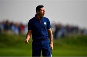 28 September 2018; Rory McIlroy of Europe celebrates a putt on the 6th green during his Afternoon Foursome Match against Bubba Watson and Webb Simpson of USA during the Ryder Cup 2018 Matches at Le Golf National in Paris, France. Photo by Ramsey Cardy/Sportsfile