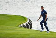 28 September 2018; Rory McIlroy of Europe walks on to the 15th green during his Afternoon Foursome Match against Dustin Johnson and Rickie Fowler of USA during the Ryder Cup 2018 Matches at Le Golf National in Paris, France. Photo by Ramsey Cardy/Sportsfile