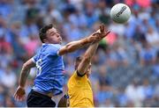 5 August 2018; Paddy Andrews of Dublin in action against Darra Pettit of Roscommon during the GAA Football All-Ireland Senior Championship Quarter-Final Group 2 Phase 3 match between Dublin and Roscommon at Croke Park in Dublin. Photo by Piaras Ó Mídheach/Sportsfile