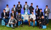 29 September 2018; The Electric Ireland Minor Hurling Team of the Year, back row, from left, Cathal O’Neill of Crecora-Manister, Limerick, Luke Swan of Castleknock, Dublin, Darragh Maher of St. Lachtain’s, Kilkenny, Patrick Rabbitte of St. Mary’s, Galway, Seán Neary of Castlegar, Galway, Seán Phelan of Nenagh Eire OG, Tipperary, Jamie Young of O’Loughlin Gaels, Kilkenny, and front row, from left, Shane Jennings of Ballinasloe, Galway, Ciarán Brennan of Bennettsbridge, Kilkenny, James Devaney of Borris-Ileigh, Tipperary, Conor Kelly of O’Loughlin Gaels, Kilkenny, Donal O’Shea of Salthill/Knocknacarra, Galway, Donal Leavy of Naomh Olaf, Dublin, and Dean Reilly of Pádraig Pearses, Galway, at the 2018 Electric Ireland Minor Star Awards. The Hurling Team of the Year was selected by an expert panel of GAA legends including Ollie Canning, Sean Cavanagh, Michael Fennelly and Daniel Goulding. Sponsors of the GAA Minor Championships, Electric Ireland today recognised the talent and dedication of 15 Minor football players, and 15 Minor hurling players at the second annual Electric Ireland Minor Star Awards at Croke Park. #GAAThisIsMajor Photo by Sam Barnes/Sportsfile