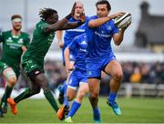 29 September 2018; James Lowe of Leinster in action against Niyi Adeolokun of Connacht during the Guinness PRO14 Round 5 match between Connacht and Leinster at The Sportsground in Galway. Photo by Brendan Moran/Sportsfile