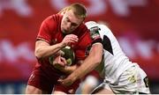 29 September 2018; Keith Earls of Munster is tackled by Peter Nelson of Ulster during the Guinness PRO14 Round 5 match between Munster and Ulster at Thomond Park in Limerick. Photo by Matt Browne/Sportsfile
