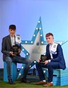 29 September 2018; Aaron Mulligan of Latton, Monaghan, left, and Ronan Grimes of Killanny, Monaghan with their Minor Football Team of the Year Awards at the 2018 Electric Ireland Minor Star Awards. The Hurling and Football Team of the Year was selected by an expert panel of GAA legends including Ollie Canning, Sean Cavanagh, Michael Fennelly and Daniel Goulding. Sponsors of the GAA Minor Championships, Electric Ireland today recognised the talent and dedication of 15 Minor football players, and 15 Minor hurling players at the second annual Electric Ireland Minor Star Awards at Croke Park. #GAAThisIsMajor Photo by Sam Barnes/Sportsfile