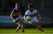 30 September 2018; Cormac Diamond of St Vincent's in action against Tom Shields of Castleknock during the Dublin County Senior Club Football Championship Quarter-Final match between St Vincent's and Castleknock at Parnell Park in Dublin. Photo by Harry Murphy/Sportsfile