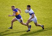 30 September 2018; Diarmuid Connolly of St. Vincent's in action against Tom Shields of Castleknock during the Dublin County Senior Club Football Championship Quarter-Final match between St Vincent's and Castleknock at Parnell Park in Dublin. Photo by Harry Murphy/Sportsfile