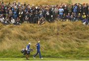 30 September 2018; Ian Poulter of Europe makes his way to the 16th green during his Singles Match against Dustin Johnson of USA during the Ryder Cup 2018 Matches at Le Golf National in Paris, France. Photo by Ramsey Cardy/Sportsfile