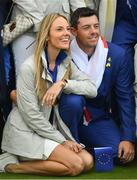 30 September 2018; Rory McIlroy of Europe and his wife Erica celebrate after winning the Ryder Cup following the Ryder Cup 2018 Matches at Le Golf National in Paris, France. Photo by Ramsey Cardy/Sportsfile