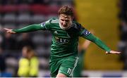 30 September 2018; Kieran Sadlier of Cork City celebrates after scoring his side's goal, from a penalty, during the Irish Daily Mail FAI Cup Semi-Final match between Bohemians and Cork City at Dalymount Park in Dublin. Photo by Stephen McCarthy/Sportsfile