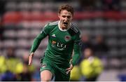 30 September 2018; Kieran Sadlier of Cork City celebrates after scoring his side's goal, from a penalty, during the Irish Daily Mail FAI Cup Semi-Final match between Bohemians and Cork City at Dalymount Park in Dublin. Photo by Stephen McCarthy/Sportsfile