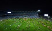 30 September 2018; A general view during the Official Guinness World Record Attempt for World’s Largest Hurling Lesson at Croke Park in Dublin. The attempt, which saw 1,772 participants take to the field was made to celebrate 20 Years of the GAA Museum.  Photo by Sam Barnes/Sportsfile